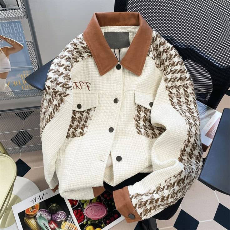 Cream Styled Jacket