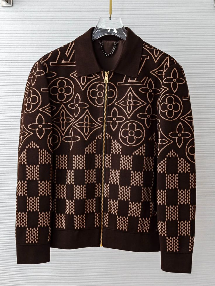 Brown Checkers Jacket