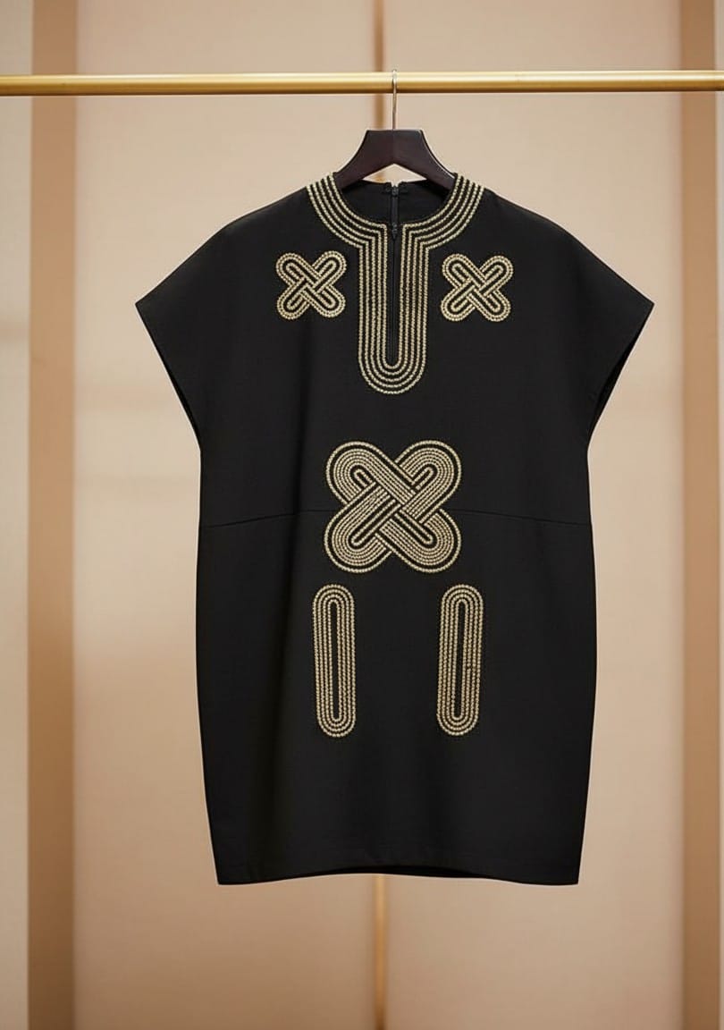 Elegant Gold on black Outfit