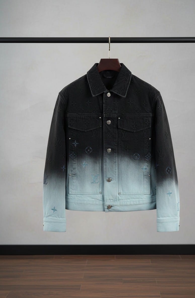 Men elegant set denim Jacket