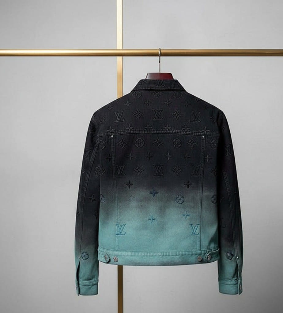 Men elegant set denim Jacket